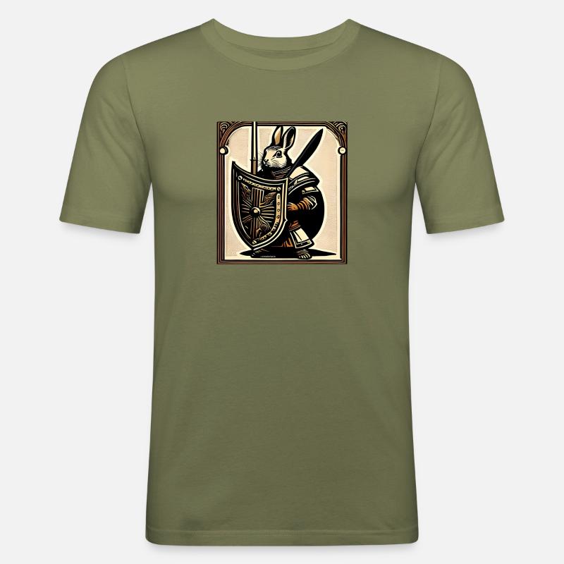 Make Easter Great Again II - Männer Slim Fit T-Shirt - Khaki Grün