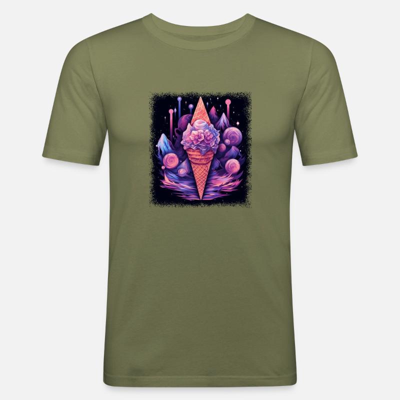 programming language gift computer - Men's Slim Fit T-Shirt - khaki green