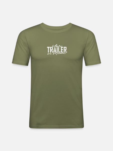 IHR ANHÄNGER ODER MEINER? -Einladung - Männer Slim Fit T-Shirt - Khaki Grün