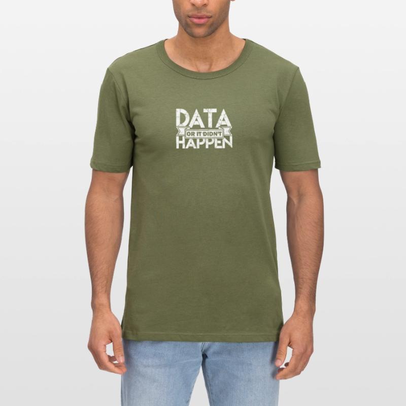 Daten oder es ist nicht passiert - Data Mining Männer Slim Fit T-Shirt