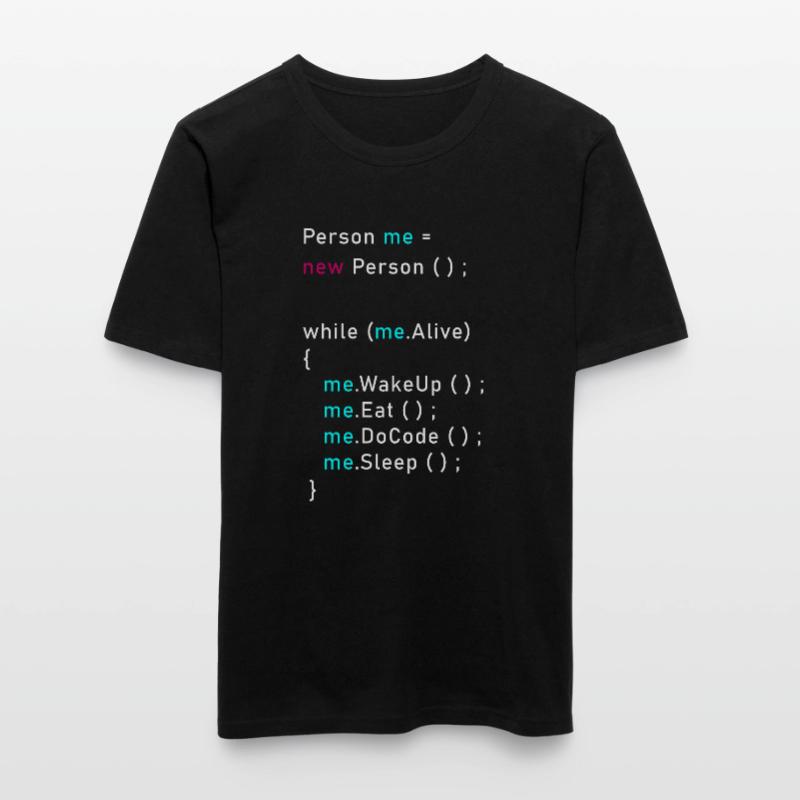 Personne moi = nouvelle personne (); Code de programmation Java T-shirt près du corps Homme