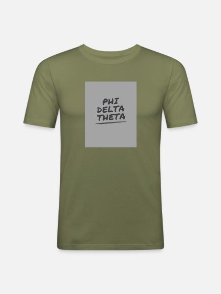 Delta - Männer Slim Fit T-Shirt - Khaki Grün