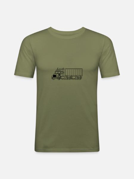 Trucks / Trucks - Men's Slim Fit T-Shirt - khaki green