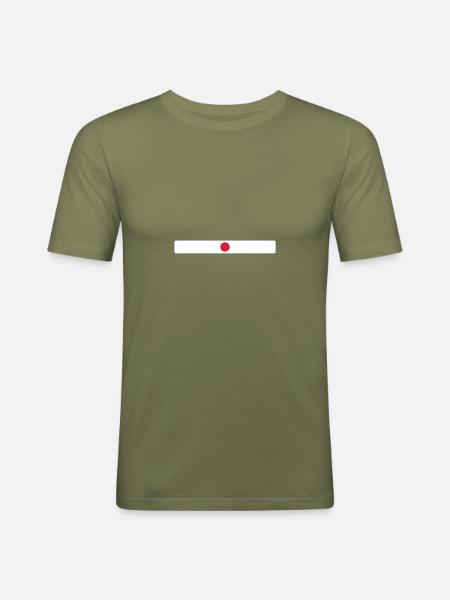Japan japanisch - Männer Slim Fit T-Shirt - Khaki Grün