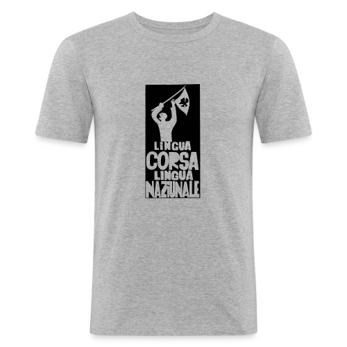 lingua corsa - T-shirt près du corps Homme