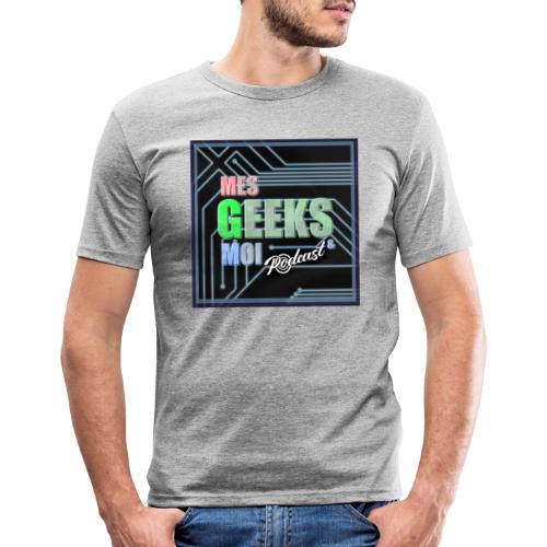 Logo mes geeks et moi 2021 - T-shirt près du corps Homme