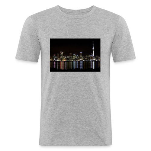 auckland-new-zealand - Slim Fit T-shirt herr