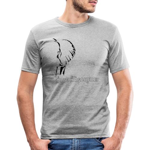 Alte Wäscherei mit Elefant - Männer Slim Fit T-Shirt