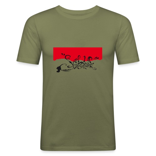 schlof logo farb - Männer Slim Fit T-Shirt