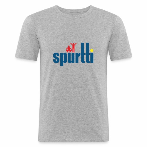 Spurtti Logo - Miesten tyköistuva t-paita
