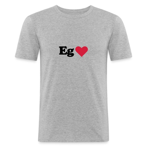 Eg Elskar - Slim Fit T-skjorte for menn