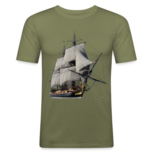 Segelschiff - Männer Slim Fit T-Shirt