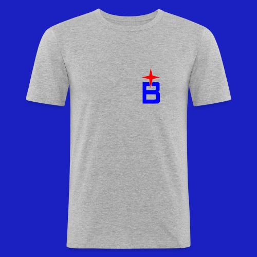b logo - Männer Slim Fit T-Shirt