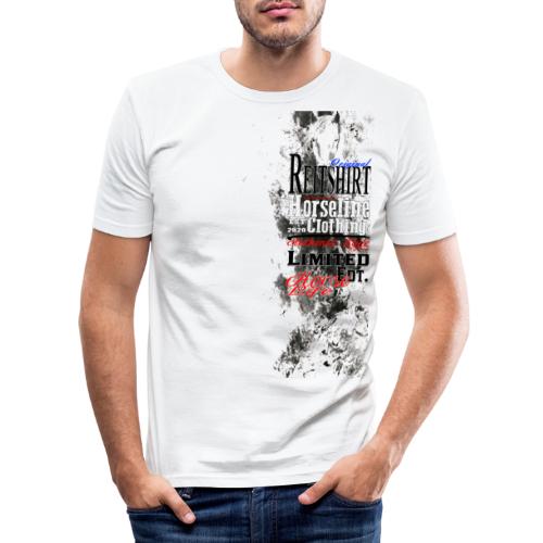 Limited Edition Reit Shirt Pferde Reiten - Männer Slim Fit T-Shirt