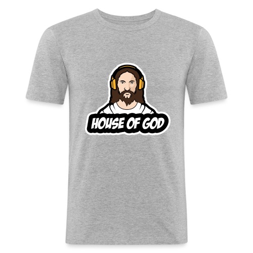 House of God - Slim Fit T-skjorte for menn