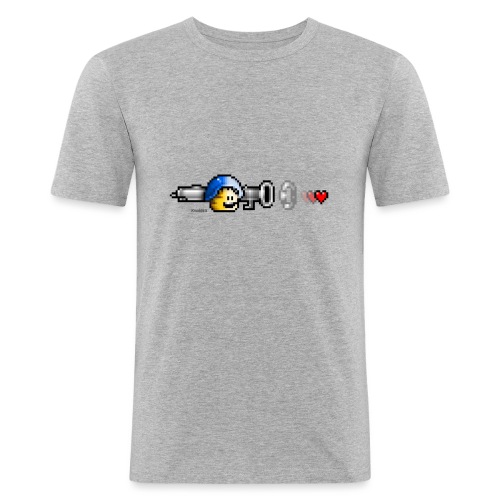 Love Rocketk - Männer Slim Fit T-Shirt