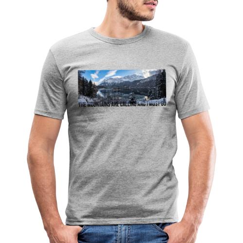 The mountains are calling - Men's Slim Fit T-Shirt