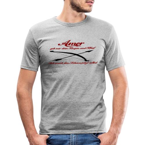 Amor - Männer Slim Fit T-Shirt