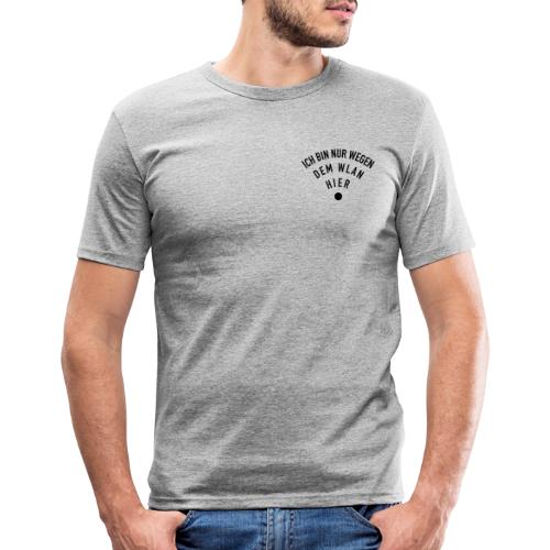WLAN Spruch - Männer Slim Fit T-Shirt