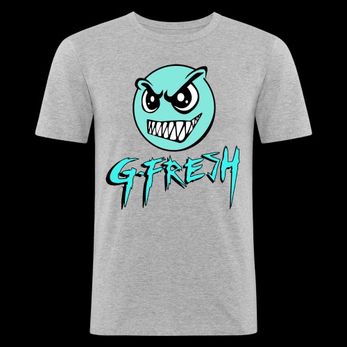 G-Fresh logo - Mannen slim fit T-shirt