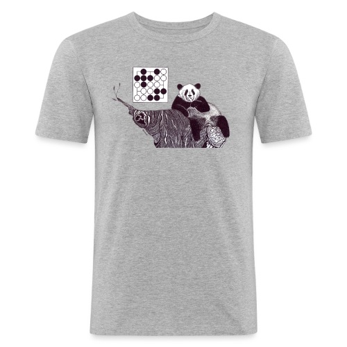 Panda 5x5 Seki - Men's Slim Fit T-Shirt