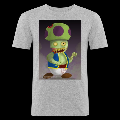 SuperMario: Zombie Toad - Mannen slim fit T-shirt