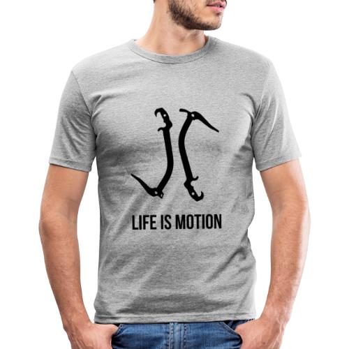 Life is motion - Men's Slim Fit T-Shirt