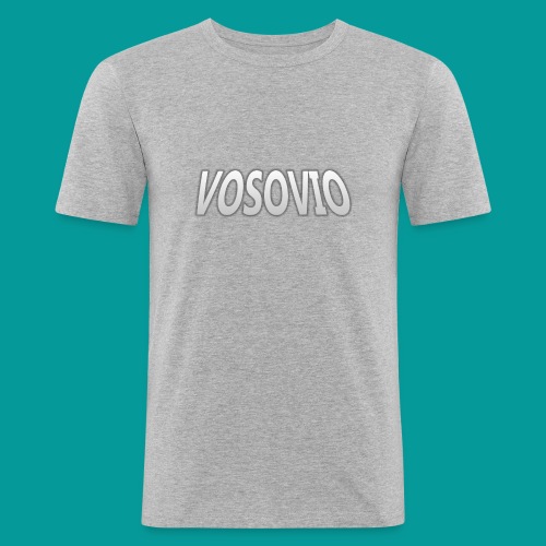 Vosovio Logo - Men's Slim Fit T-Shirt