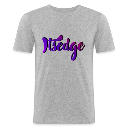 ItsEdge Signature Purple - Men's Slim Fit T-Shirt