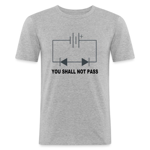You shall not pass! - Mannen slim fit T-shirt