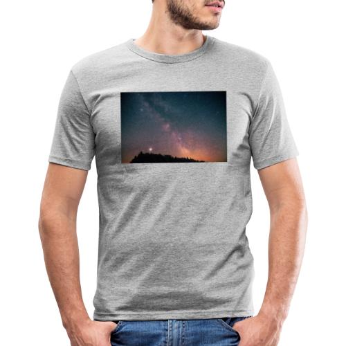 Milchstraße Fotografie Galaktisches Zentrum - Männer Slim Fit T-Shirt