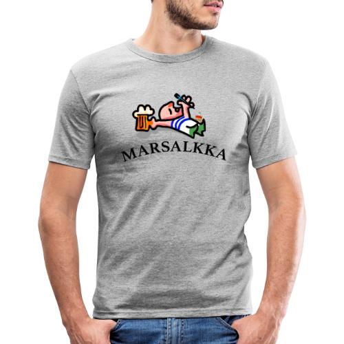 marsalkka - Miesten tyköistuva t-paita