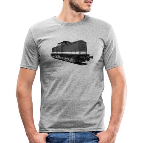 Lokomotive V 100 Diesel Deutsche Reichsbahn DDR - Männer Slim Fit T-Shirt