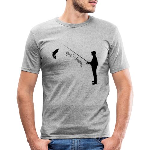 Angler gone-fishing - Männer Slim Fit T-Shirt