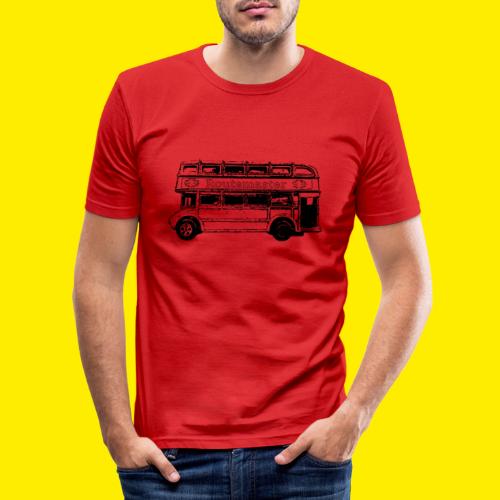 Routemaster London Bus - Mannen slim fit T-shirt