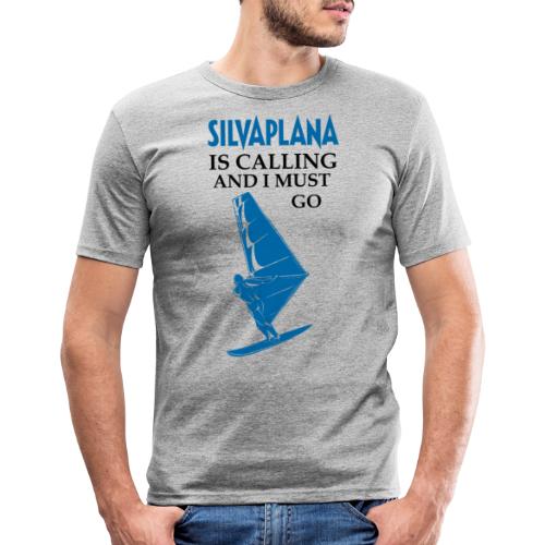 Windsurfing Silvaplana Kitesurfen - Männer Slim Fit T-Shirt