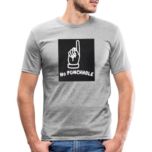 No Punch in my Face 1 - Männer Slim Fit T-Shirt