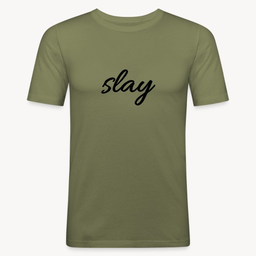 SLAY - Miesten tyköistuva t-paita