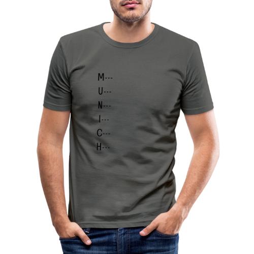 Munich (black) - Männer Slim Fit T-Shirt
