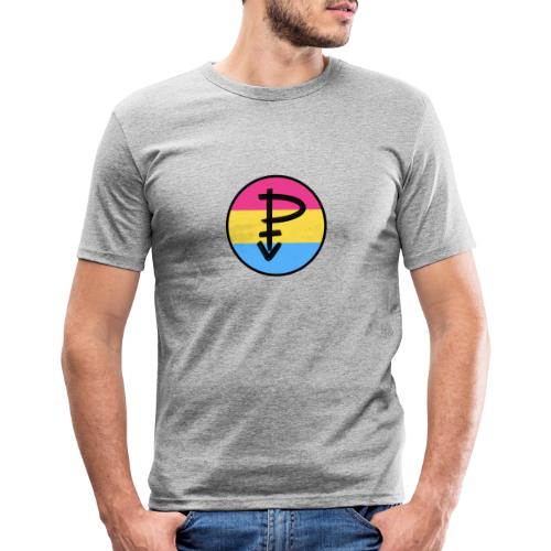 Emblem Pansexuell - Männer Slim Fit T-Shirt