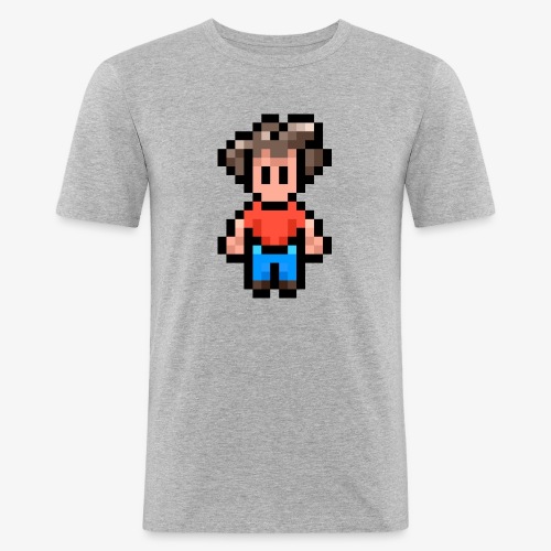 Personaje en 8 bits - Camiseta ajustada hombre