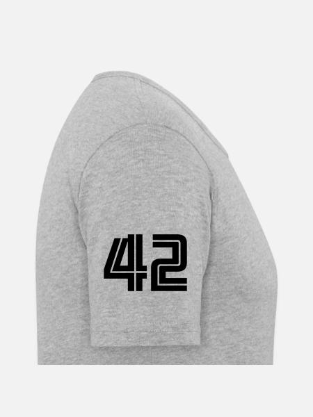 42 - T-shirt près du corps Homme - gris chiné