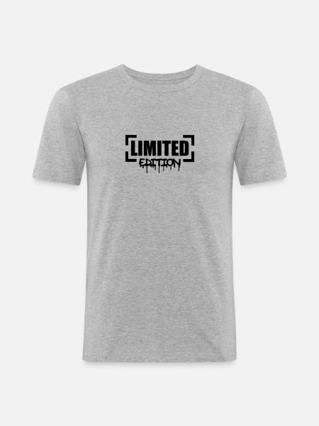 Limited Edition - Men's Slim Fit T-Shirt - heather grey