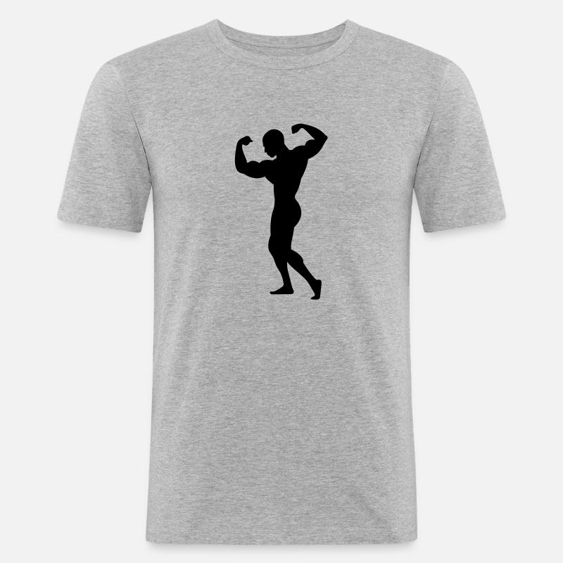 Adonis - Ein starker Mann - Männer Slim Fit T-Shirt - undefined