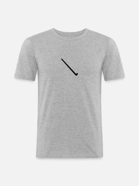 Hockey - Männer Slim Fit T-Shirt - Grau meliert