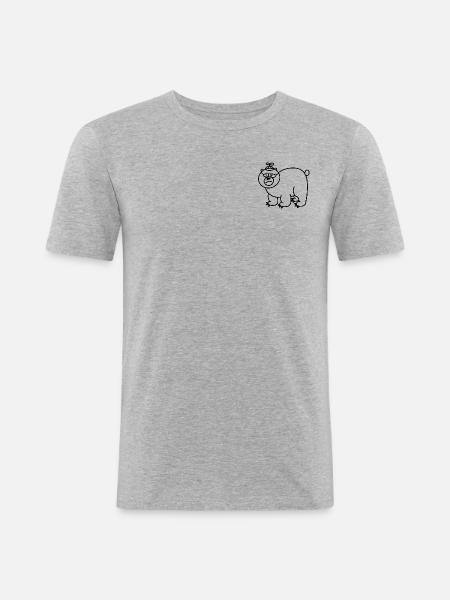 Anti-Zoo Ten - Men's Slim Fit T-Shirt - heather grey