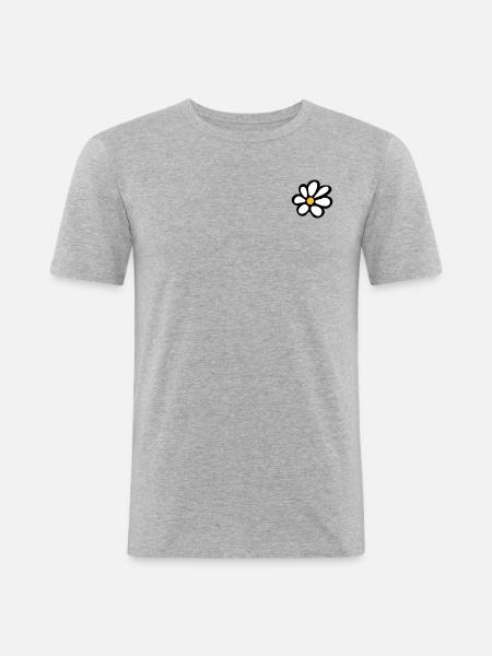 Daisy - Men's Slim Fit T-Shirt - heather grey