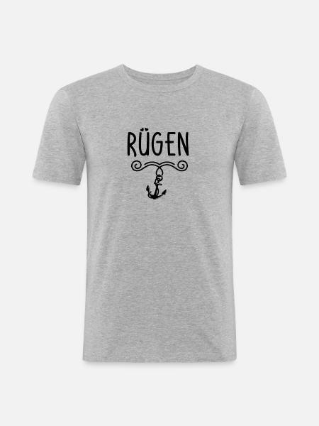 rebuke - Men's Slim Fit T-Shirt - heather grey