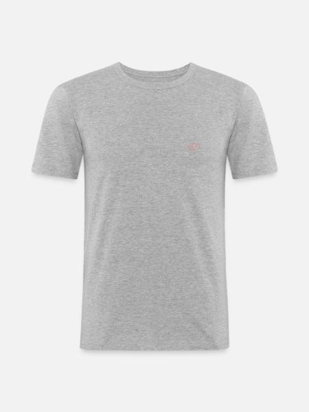 Lotus blossom - Men's Slim Fit T-Shirt - heather grey