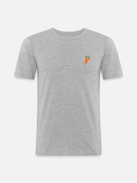 Carrots - Men's Slim Fit T-Shirt - heather grey